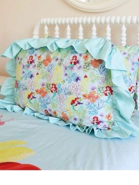 Posh Peanut The Little Mermaid Ruffled Pillowcase